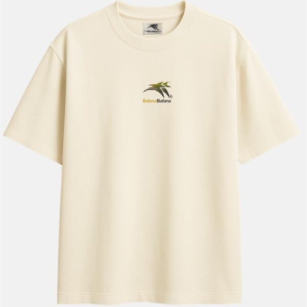 BAFANA BAFANA BOXY CREW T-SHIRT -IVORY