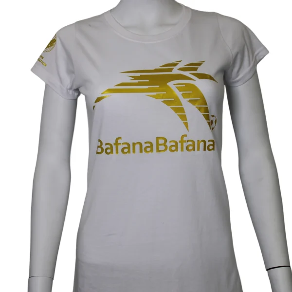 Bafana Bafana White Ladies tee