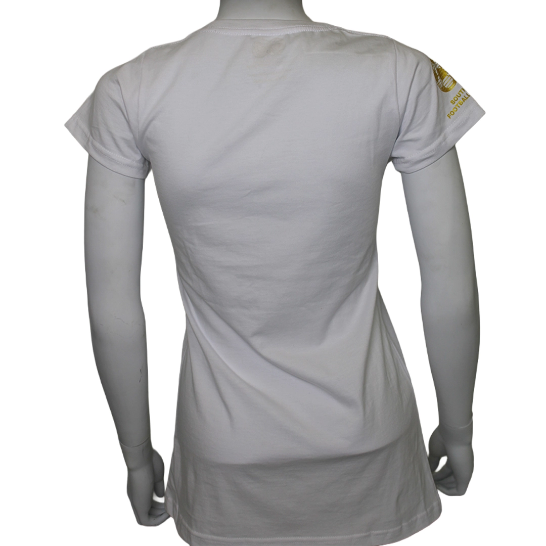 Bafana Bafana White Ladies tee - Image 3